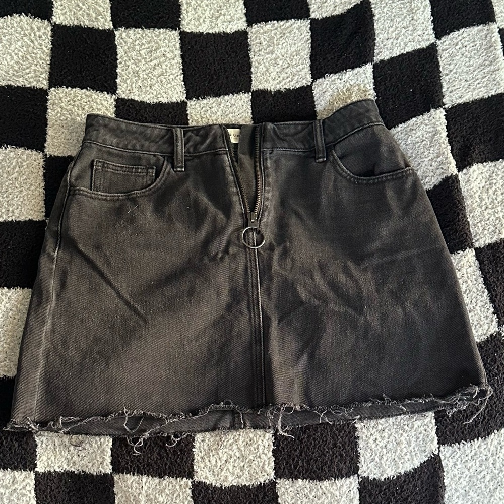 PacSun Black Denim Skirt